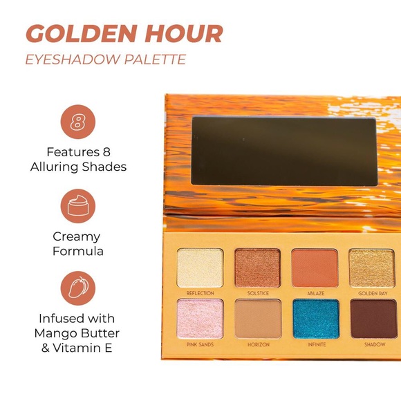 💗BEAUTY FOR REAL Golden Hour Eyeshadow Palette - Picture 4 of 10